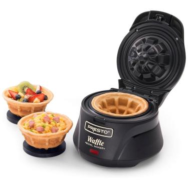 Imagem de Máquina de Waffle Bowl, 1 Fatia, 750W, 110v, PRESTO 3500, Preto