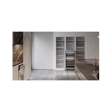 Imagem de De Bacco Adega Climatizada Dual Zone, 94 Garrafas, Prateleiras em Madeira, Controle Digital de Temperatura