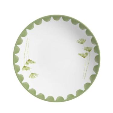 Imagem de Prato Fundo Cerâmica Alleanza Cor Verde Coup Nature By Aurora 25cm