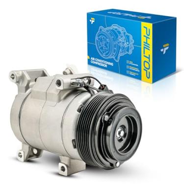 Imagem de PHILTOP Compressor AC compatível com 2012-2014 3 2.0/2.5L, 2014-2021 6, 2019-2022 CX-5 2.5L Turbocharged, compressor de ar condicionado
