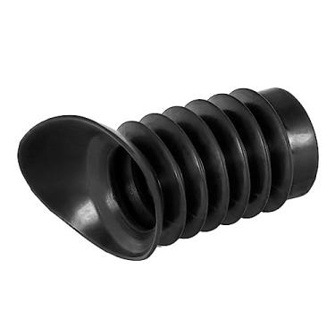 Imagem de Protetor de ocular óptica, protetor de borracha para recuo de olho, capa extensora de lente de escopo flexível para telescópio de rifle de airsoft