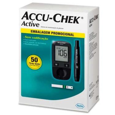 Imagem de Accu-check active kit apar+50 tiras - ROCHE