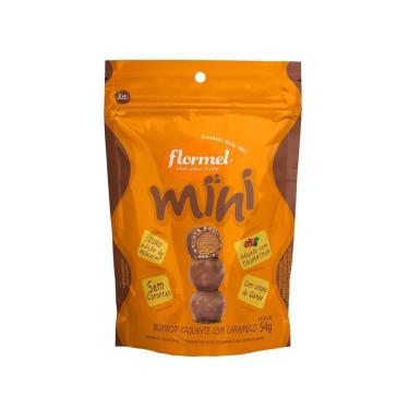 Imagem de Mini Bombom Crocante com Caramelo Flormel 54g