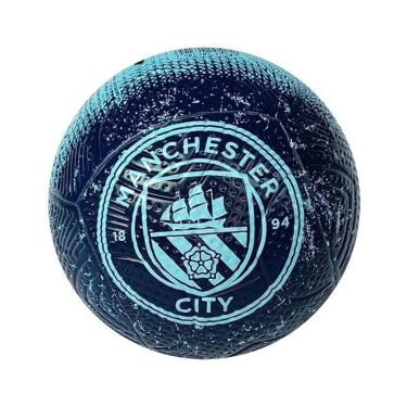 Imagem de Bola De Futebol De Campo Nº 5 Manchester City Azul E Preta