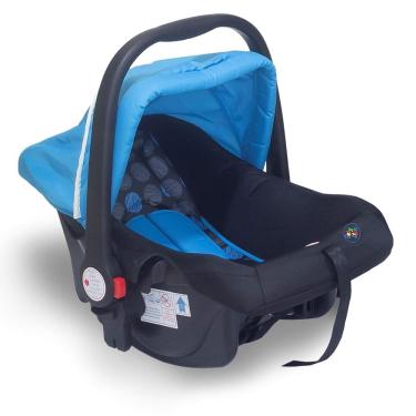 Imagem de Cadeirinha Bebê Conforto Baby Style Azul Urban 0 a 13kg Cadeira para Auto Assento com Cinto de Segurança