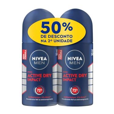 Imagem de NIVEA Kit Desodorante Antitranspirante Roll On NIVEA Men Dry Impact 50ml