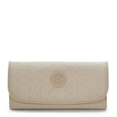 Imagem de Carteira Kipling Money Land Sign Beige Emb-Feminino
