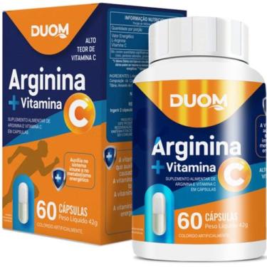 Imagem de Arginina + vitamina c imunidade 60 caps clean label - duom - Maltta Nu