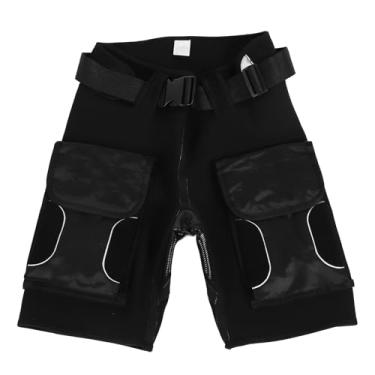 Imagem de Shorts de Roupa de Mergulho Masculinos, Shorts de Neoprene de 3 Mm de Espessura na Cintura Alta, Com Bolsos para Mergulhar Snorkeling de Mergulho, Natação de Caiaque (L)