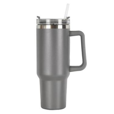Imagem de Caneca Térmica 1200ml Inox Com Canudo, Alça e Isolamento Lançamento - 
