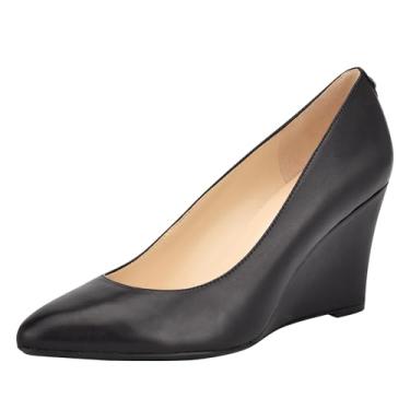 Imagem de Nine West Vestido feminino Cal, Preto 001, 38