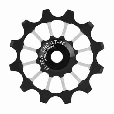 Imagem de Roda Guia do Rolamento de Cerâmica de Liga de Alumínio, Polia de Dieraleur Traseiro de Bicicleta Resistente Com Velocidade Mais Rápida para 7/8/9/10 de Bicicleta de Velocidade,