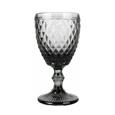 Imagem de Taça de Vidro Bico de Abacaxi Cinza 340 ml Agata Em Casa Tem - EmCasaT