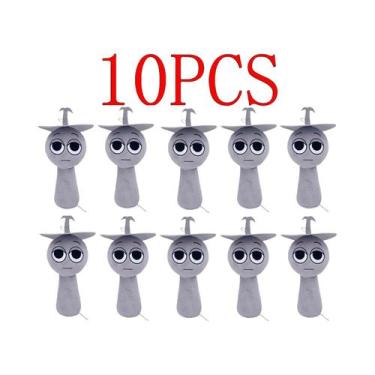 Imagem de Bonecas de Pelúcia Sprunki - 10 Peças com Design de Desenhos Animados 