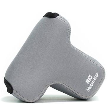 Imagem de MegaGear Panasonic Lumix DMC-G85, G80, G81, G8 (12-60 mm) Capa de câmera de neoprene ultraleve, Cinza