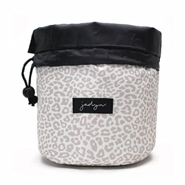 Imagem de Jadyn Cinch Top Bolsa compacta para viagem e organizador de cosméticos para mulheres, Leopardo do deserto,
