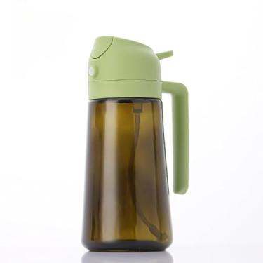 Imagem de WONCHIEF Pulverizador e garrafa de óleo comestível, 500 ml, dispensador de azeite de oliva versátil 2 em 1, ferramenta de alocação para cozinhar e assar, cozinha, saladas, churrasco, garrafa de vidro