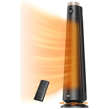 Imagem de Aquecedor Elétrico Dreo Space Heater Indoor de 76,2 cm com Controle Remoto - Aquecimento Potente para Ambientes Amplos - Design Seguro e