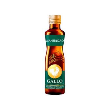 Imagem de Azeite de Oliva Gallo Manjericão 250ml, 250ml