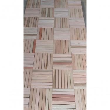 Imagem de Revestimento Básico 50X50Cm Madeira Pinus Reforçado Para Varanda