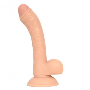 Imagem de Pênis Realístico 12,5 Cm Com Escroto E Veias Saltadas - Bege
