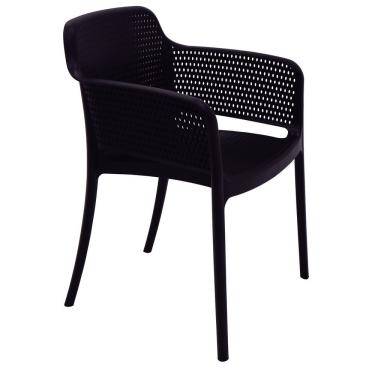 Imagem de Cadeira Tramontina Gabriela Eco Polipropileno Oceano +clean Preto Tramontina