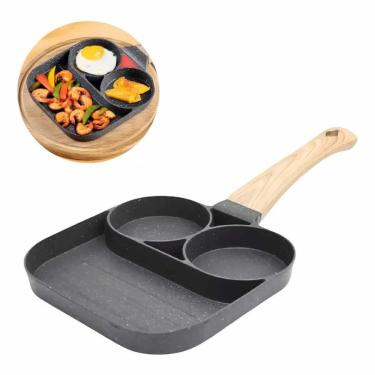 Imagem de Frigideira Antiaderente 3 Partes Ovo Hambúrguer Ceramica