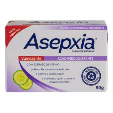 Imagem de Sabonete Antiacne Barra Suavizante Pele Mista 80g - Asepxia