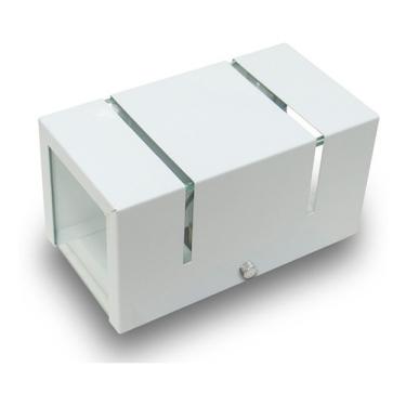 Imagem de Arandela 2 Fachos e Frisos Externa E Interna Voltagem:110V/220V (Bivolt);Cor:Branco