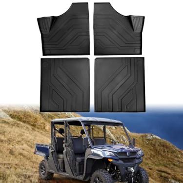 Imagem de AUPOWER Tapetes TPE para CFMOTO UFORCE 1000 XL 2022-2025 Acessórios, forros dianteiros e traseiros tapetes de lama de proteção para todos os climas