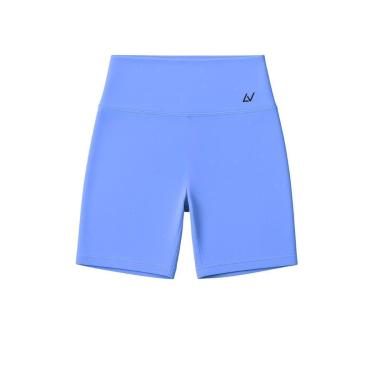 Imagem de Short Fitness Movement Levo Blue, Poliamida, Zero Transparência Frente sem Costura-Feminino