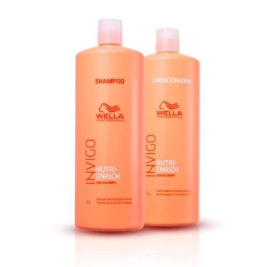 Imagem de Kit Enrich Shampoo e Condicionador 1L - Wella - Wella Professionals