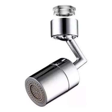 Imagem de Filtro de Torneira Articulado Universal, Bico Giratório 360°, Sistema Difusor de Água, Cromado