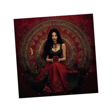 Imagem de Toalha para Leitura de Tarô Maria Padilha Delicada 70 cm