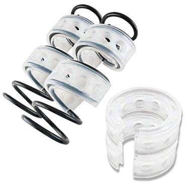 Imagem de 2 peças de amortecedor universal de carro de mola amortecedor de energia auto Buffers A/B/C/D/E/F tipo primavera amortecedores borracha tipo A