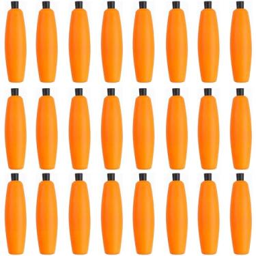 Imagem de VATEICO Boias de pesca para peixe-gato, boia de espuma para pesca de charuto, plataforma de pompano, rolhas de pesca, boia para pesca em água doce e salgada (laranja, 5 cm - 24 peças)
