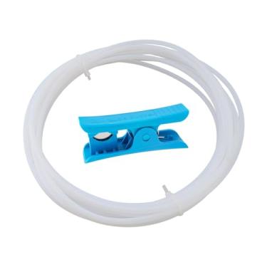 Imagem de DiGiYes Tubo de PTFE 2,5 mm ID × 4 mm OD 5 m de comprimento com cortador de tubo adequado para Bambu Lab A1 Mini/A1/P1P/P1S/X1C/AMS/P1/X1 Series, adequado para Creality K1/K1 Max/Ender 3 V3, filamento