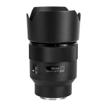 Imagem de Meike 85 mm F1.8 foco automático médio teleobjetiva STM motor de passo lente retrato quadro completo compatível com câmeras Sony E Mount Mirrorless