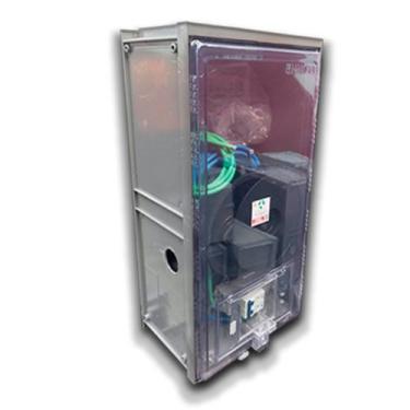 Imagem de Caixa para 1 relogio bifásico instalação lateral (policarbonato) enel 