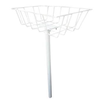 Imagem de Lixeira externa calçada com base desmontável resistente e prática com 