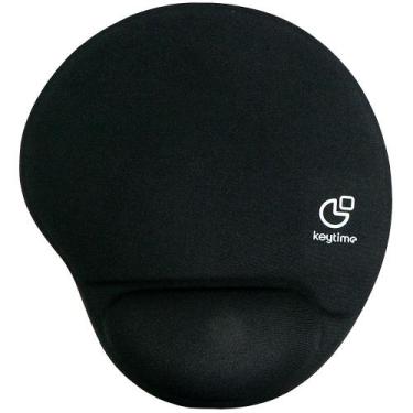 Imagem de Mousepad Keytime Glide Com Apoio de Pulso 255x220mm Preto