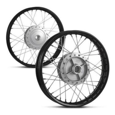 Imagem de Par Aro Preto Roda Raio 4mm Titan 150 2004 Á 2013 Start 160 - Tork / F