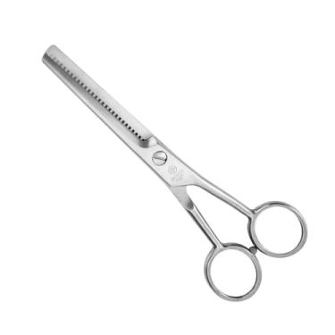 Imagem de Tesoura Cabelo Mundial Profissional 5 Fio Desbaste Aço Inox