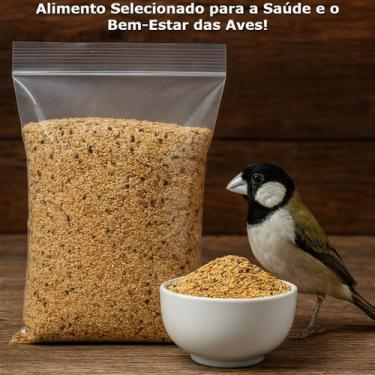 Imagem de Mistura Ração Alimento Para Coleiro Coleirinha Premium 5kg Passarinho 