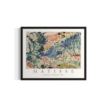 Imagem de Pôster de impressão de arte de paisagem Matisse, exposição de arte de parede Henri Matisse para decoração de parede, decoração quarto banheiro sala de estar 65 (paisagem, 20 x 25 cm, sem moldura)