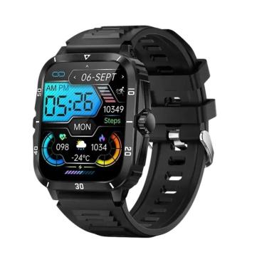 Imagem de Relógio 1.96 Tela , Bluetooth Chamada Relógio 100 + Esporte Preto