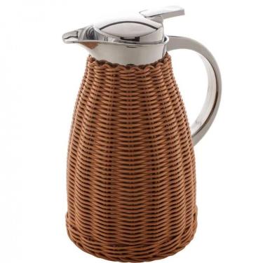 Imagem de Garrafa Térmica Wolff Com Rattan Marrom 1,5l Marrom
