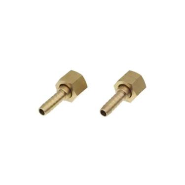 Imagem de Conector de mangueira fêmea métrica, 6 mm, 8 mm, 10 mm, M10, M12, M14, M16, direita e esquerda, latão, acoplador, adaptador, cabeça esférica, lado direito, M12 x 1,25, 5 mm