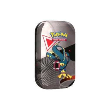 Imagem de Mini Lata Pokemon Raio Preto e Fogo Branco De Eelektross e Galvantula