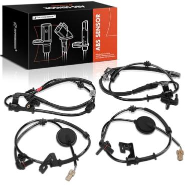 Imagem de A-Premium Sensor de velocidade da roda ABS dianteiro e traseiro 4 peças compatível com modelos Kia - Rio 2012 2013 2014 2015 2016 2017